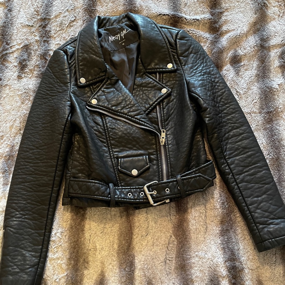 Nasty Gal Black Moto Jacket